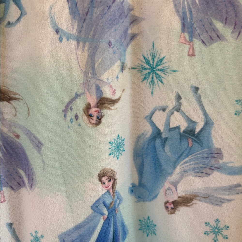 Disney Frozen Elsa Flannel Nightgown Size 6/6X - Picture 6 of 7